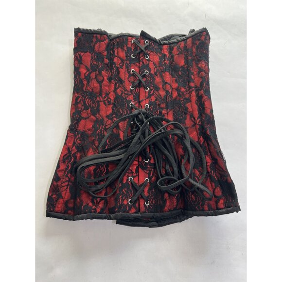Lavish by Daisy Corsets Corset in Red Black - Picture 3 of 4